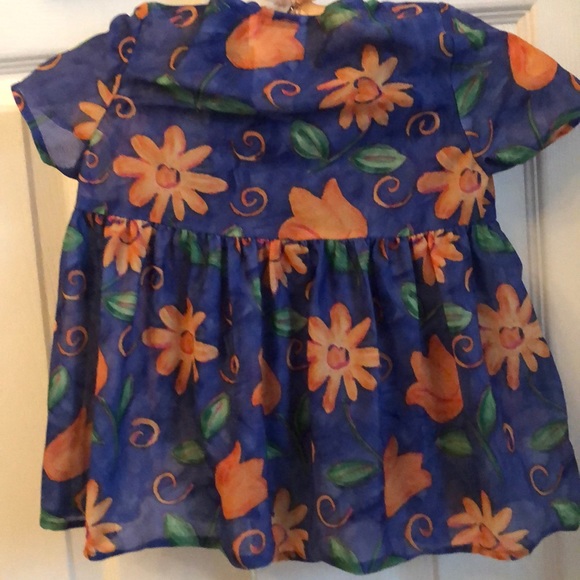 In🔺Design Floral Sheer babydoll with tank top 💜 - Picture 4 of 6